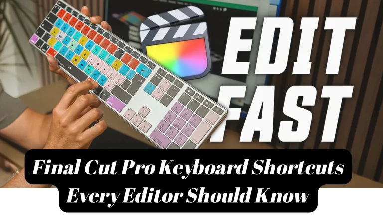 Final Cut Pro Keyboard Shortcuts