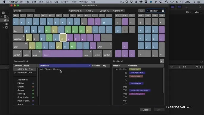 Final Cut Pro Keyboard Shortcuts